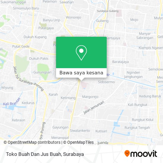 Peta Toko Buah Dan Jus Buah