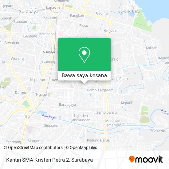 Peta Kantin SMA Kristen  Petra 2