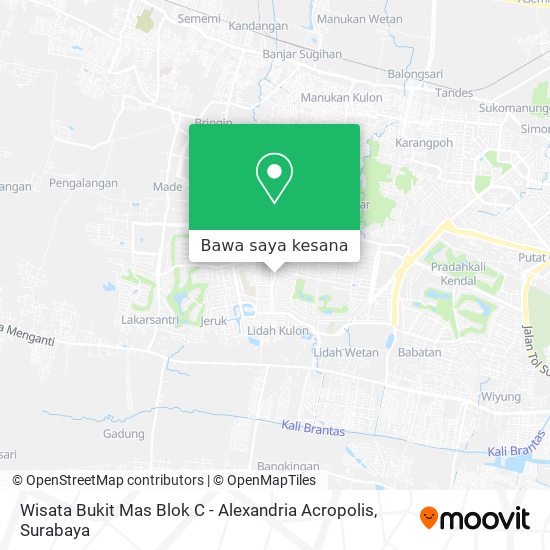 Peta Wisata Bukit Mas Blok C - Alexandria Acropolis