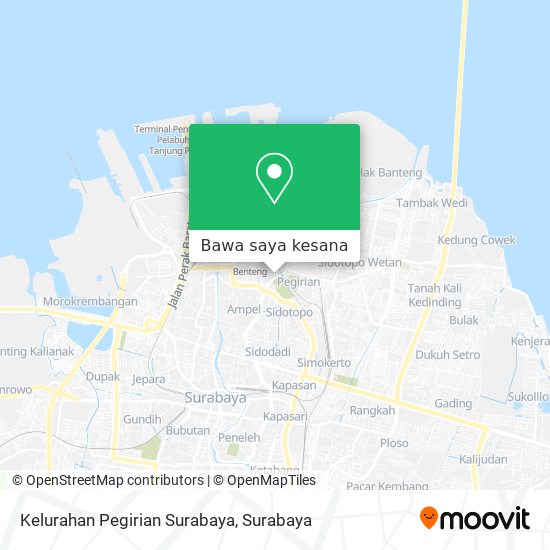Peta Kelurahan Pegirian Surabaya