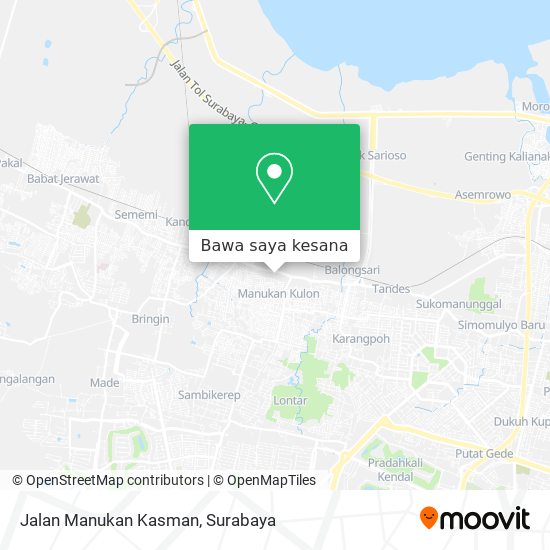 Peta Jalan Manukan Kasman