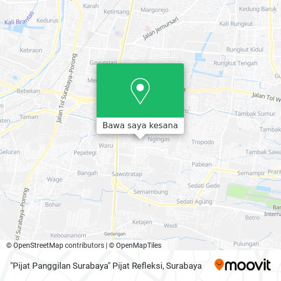 Peta "Pijat Panggilan Surabaya" Pijat Refleksi