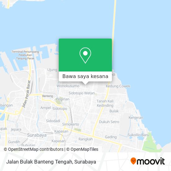 Peta Jalan Bulak Banteng Tengah