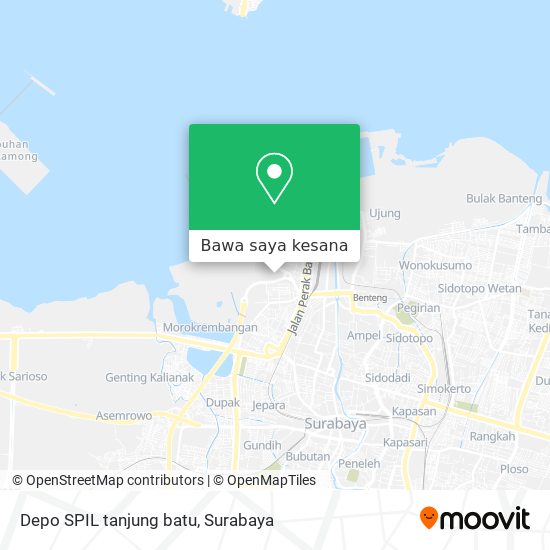 Peta Depo SPIL tanjung batu