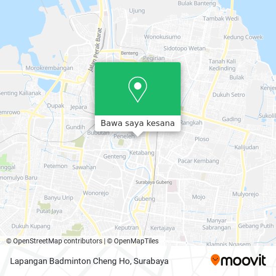 Peta Lapangan Badminton Cheng Ho