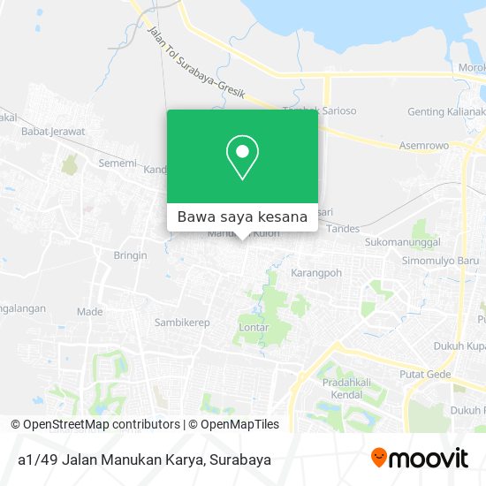 Peta a1/49 Jalan Manukan Karya