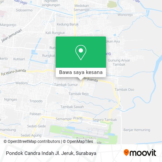 Peta Pondok Candra Indah Jl. Jeruk