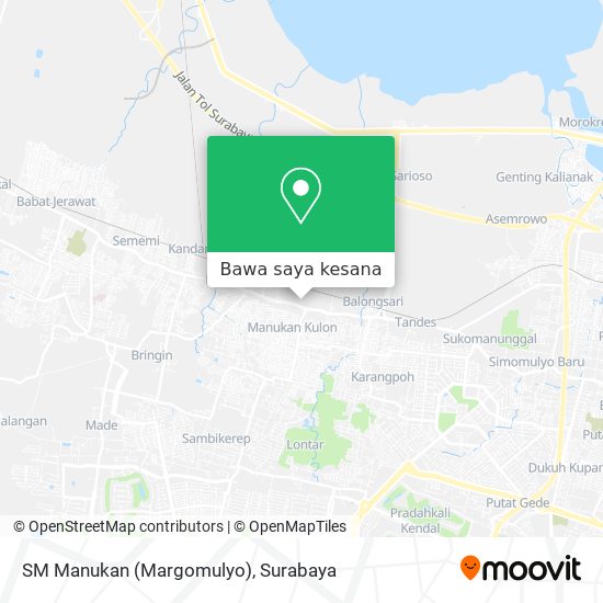 Peta SM Manukan (Margomulyo)