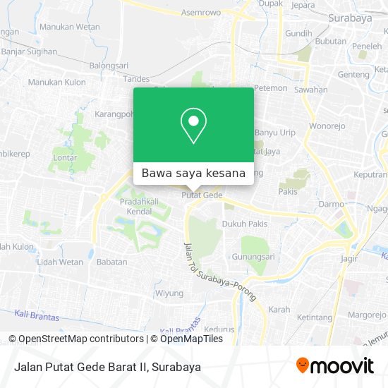 Peta Jalan Putat Gede Barat II