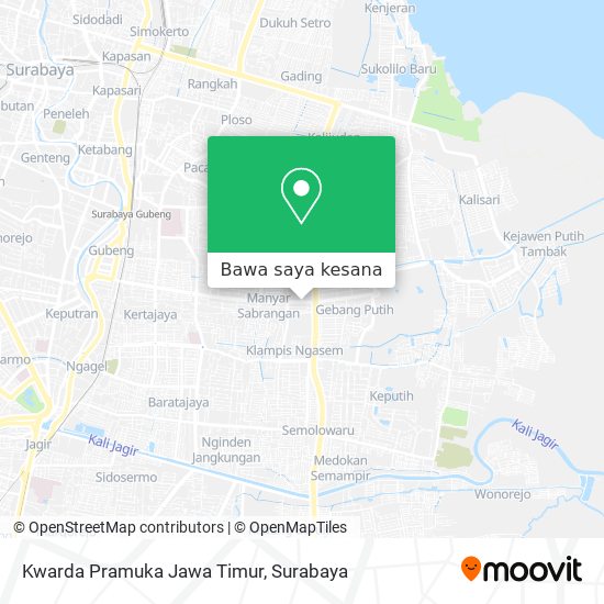 Peta Kwarda Pramuka Jawa Timur