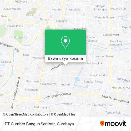 Peta PT. Sumber Bangun Sentosa