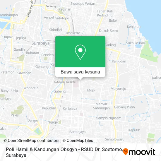 Peta Poli Hamil & Kandungan Obsgyn - RSUD Dr. Soetomo