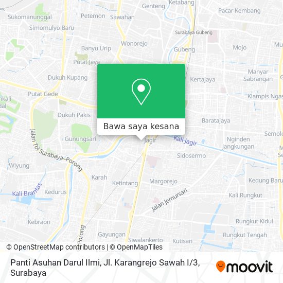 Peta Panti Asuhan Darul Ilmi, Jl. Karangrejo Sawah I / 3