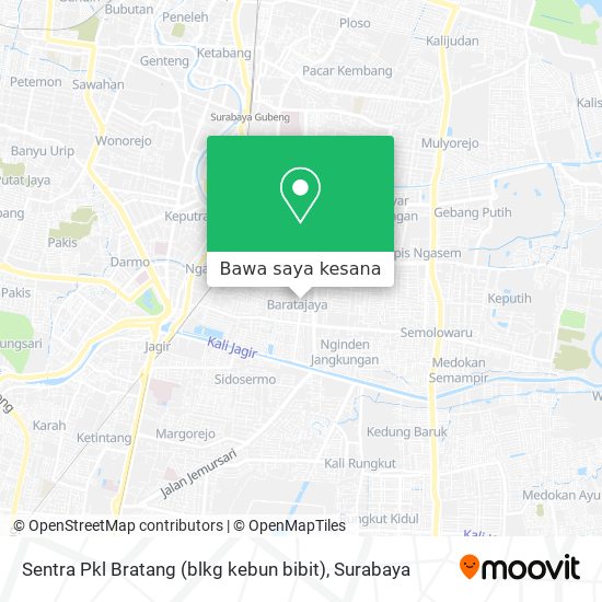 Peta Sentra Pkl Bratang (blkg kebun bibit)