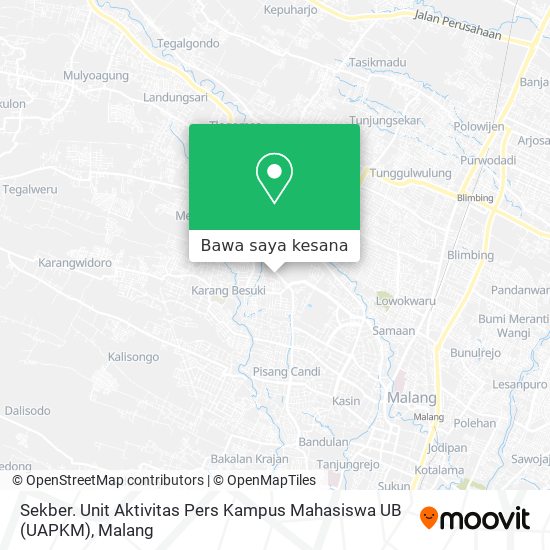 Peta Sekber. Unit Aktivitas Pers Kampus Mahasiswa UB (UAPKM)