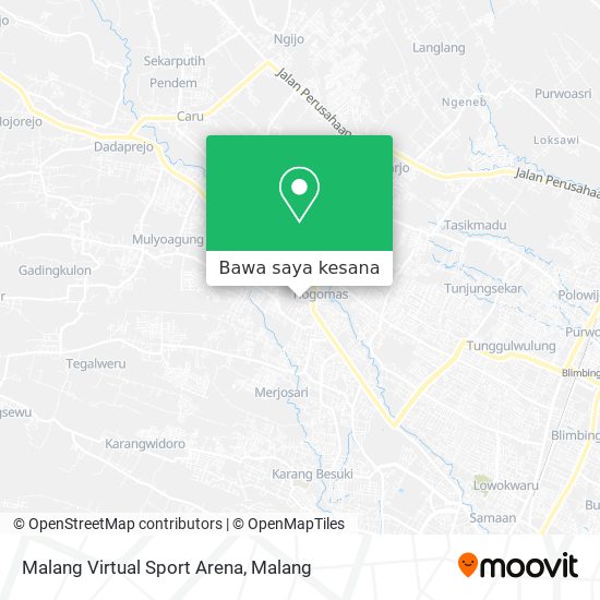 Peta Malang Virtual Sport Arena