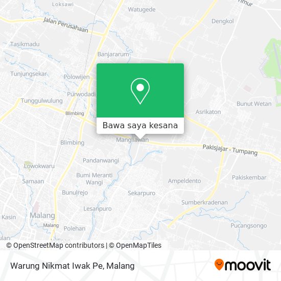 Peta Warung Nikmat Iwak Pe