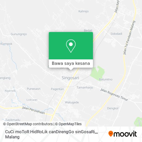 Peta CuCi moToR HidRoLik canDirengGo sinGosaRi,,,