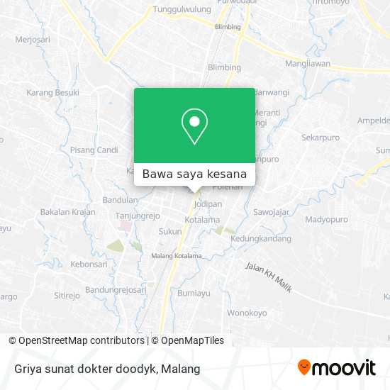 Peta Griya sunat dokter doodyk