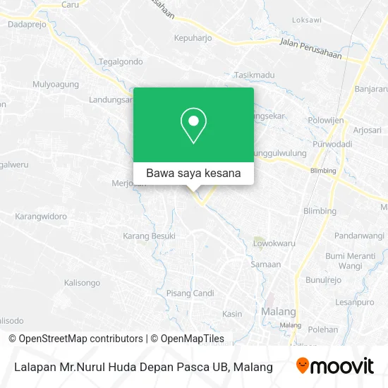 Peta Lalapan Mr.Nurul Huda Depan Pasca UB