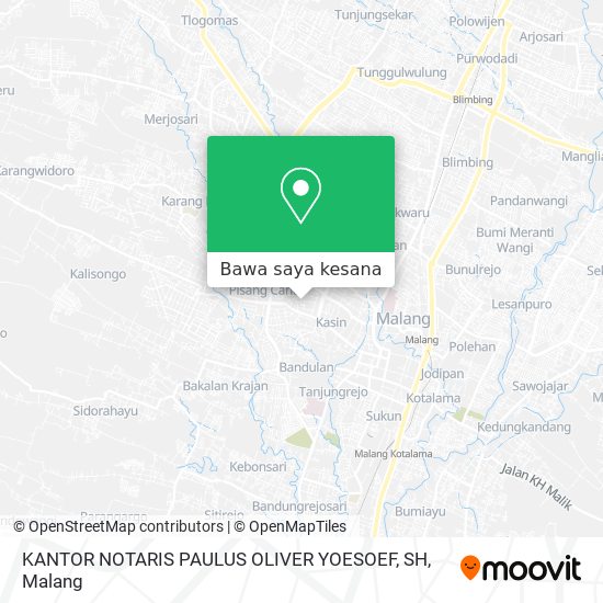 Peta KANTOR NOTARIS PAULUS OLIVER YOESOEF, SH