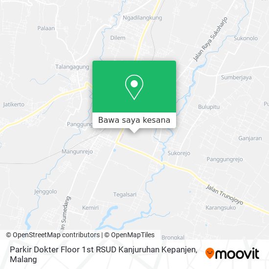 Peta Parkir Dokter Floor 1st RSUD Kanjuruhan Kepanjen