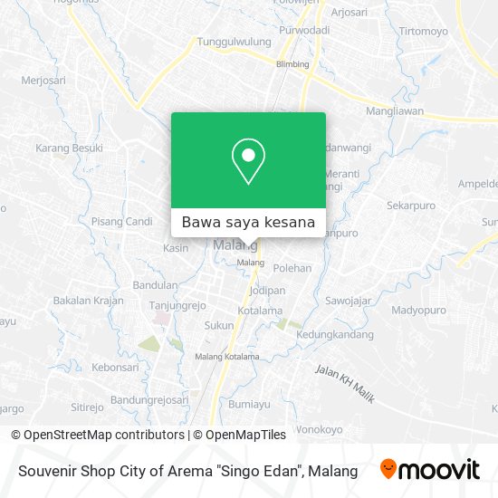 Peta Souvenir Shop City of Arema "Singo Edan"