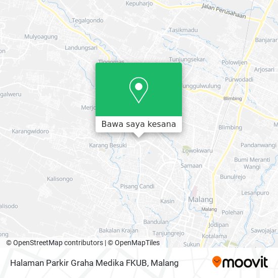 Peta Halaman Parkir Graha Medika FKUB