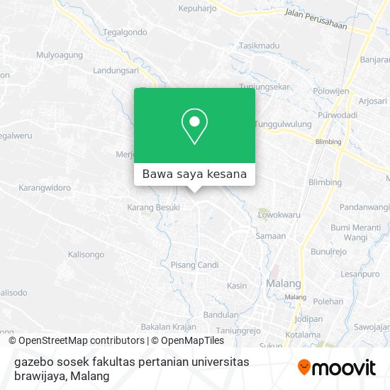 Peta gazebo   sosek   fakultas   pertanian   universitas   brawijaya