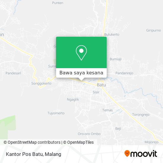 Peta Kantor Pos Batu