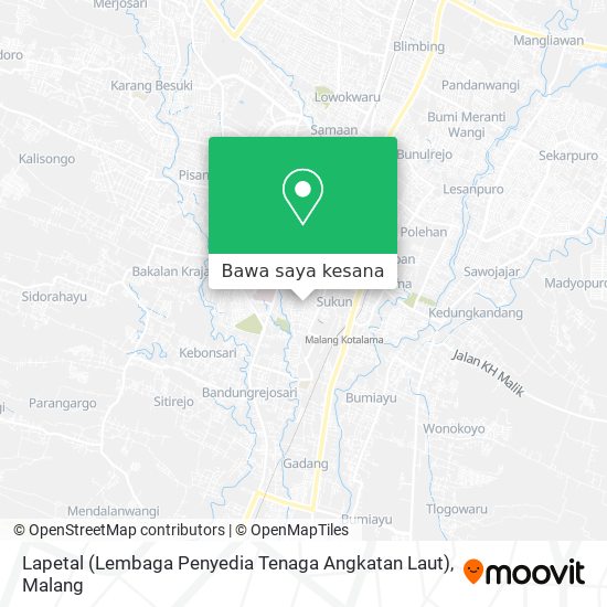 Peta Lapetal (Lembaga Penyedia Tenaga Angkatan Laut)