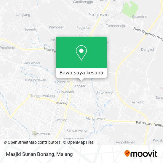 Peta Masjid Sunan Bonang