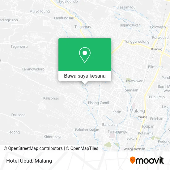 Peta Hotel Ubud