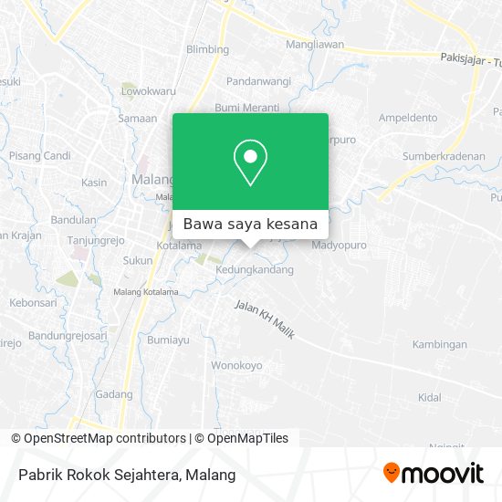Peta Pabrik Rokok Sejahtera
