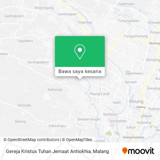 Peta Gereja Kristus Tuhan Jemaat Antiokhia