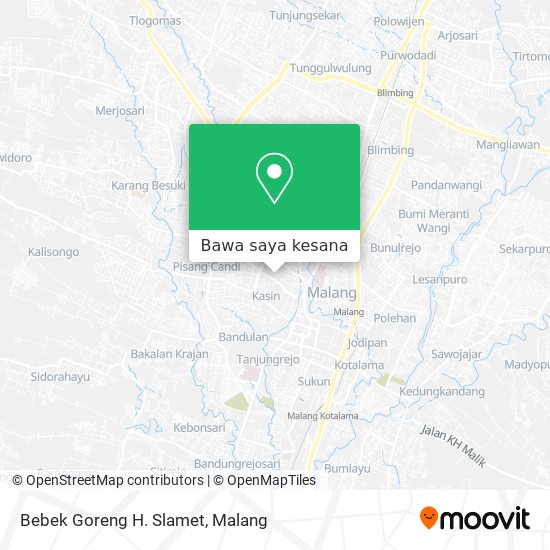 Peta Bebek Goreng H. Slamet
