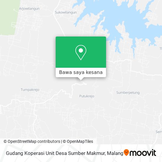 Peta Gudang Koperasi Unit Desa Sumber Makmur