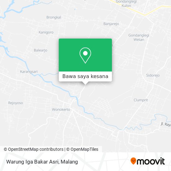 Peta Warung Iga Bakar Asri