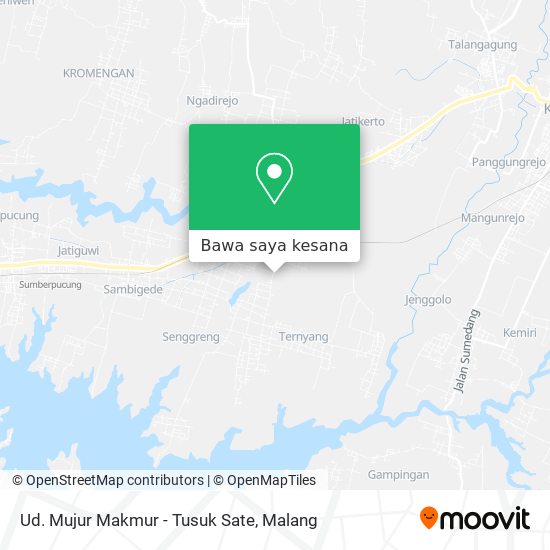 Peta Ud. Mujur Makmur - Tusuk Sate
