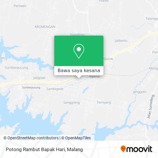 Peta Potong Rambut Bapak Hari