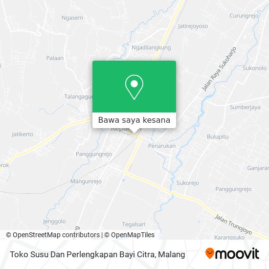 Peta Toko Susu Dan Perlengkapan Bayi Citra