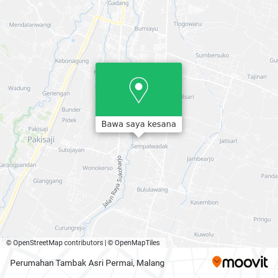 Peta Perumahan Tambak Asri Permai