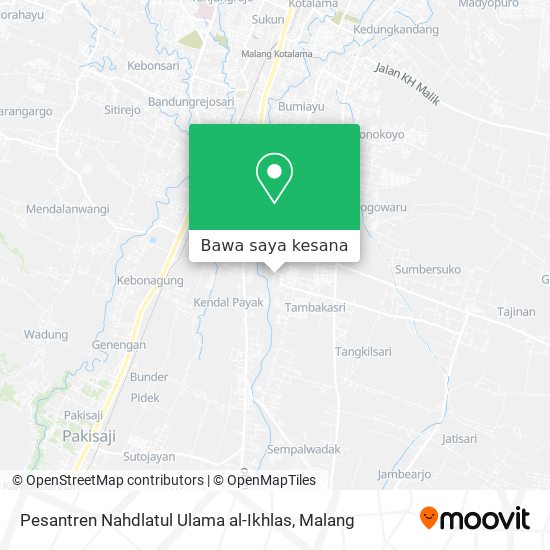 Peta Pesantren Nahdlatul Ulama al-Ikhlas