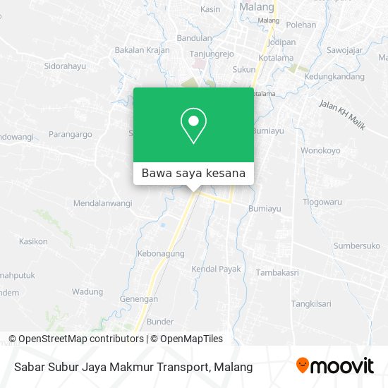 Peta Sabar Subur Jaya Makmur Transport