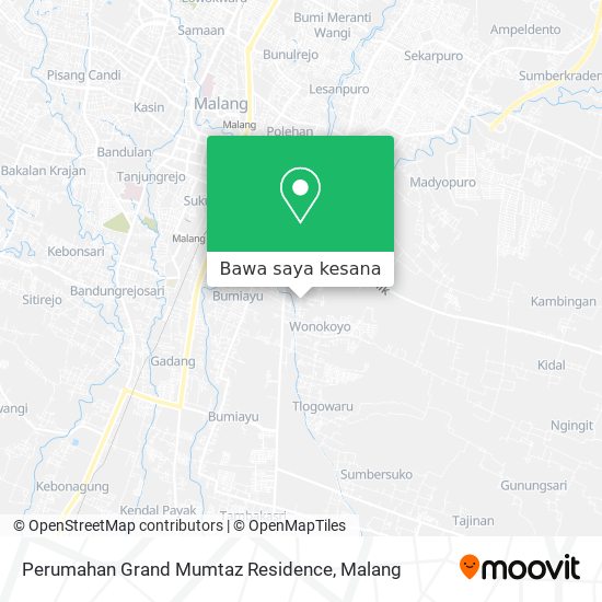 Peta Perumahan Grand Mumtaz Residence