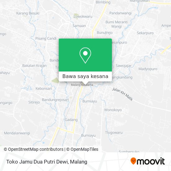 Peta Toko Jamu Dua Putri Dewi