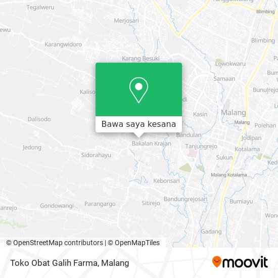 Peta Toko Obat Galih Farma