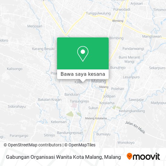 Peta Gabungan Organisasi Wanita Kota Malang