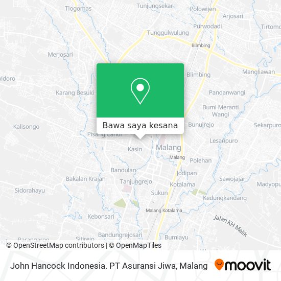 Peta John Hancock Indonesia. PT Asuransi Jiwa