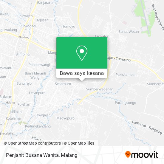 Peta Penjahit Busana Wanita